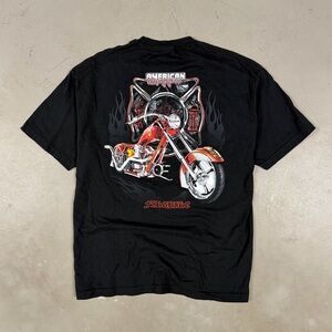 Vintage Y2K 2003 American Chopper Biker Grunge Retro Essential Tee T-Shirt XL